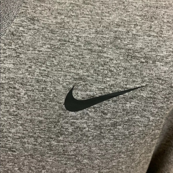 Mens Nike Dri Fit T-Shirt Swoosh Jordan Gray - Picture 6 of 8